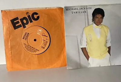 Michael Jackson Thriller & Don’t Stop ‘Til You Get Enough 7” Singles • $8.83