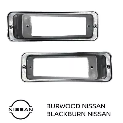 Genuine Nissan Navara D22 D40 Patrol Gu Y61 Steel Bullbar Lamp Surrounds Qty 2  • $43