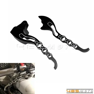 Loopholes Black Brake Clutch Levers For Suzuki Boulevard M109R 2009 2012-2017 • $41.99