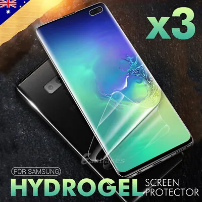 3x For Samsung Galaxy S10 5G Note 10 Plus S10e HYDROGEL AQUA Screen Protector • $4.79