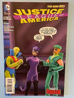 ROBOT CHICKEN Variant ~ 2014 JUSTICE LEAGUE OF AMERICA # 13 Comic  ~ DC New 52 • $9.99