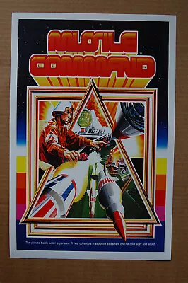 Missile Command #1 Arcade Flyer Video Game Promotional Poster  • $4