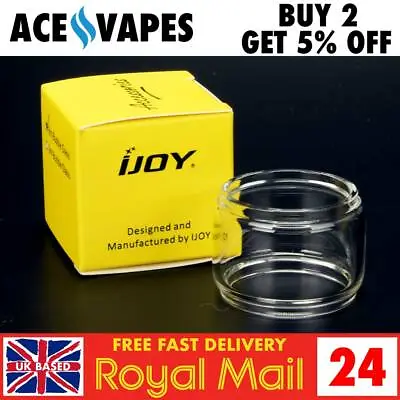 IJOY AVENGER Bulb Glass Piece For AVENGER Or CAPTAIN Tank - Fatboy Bubble • £4.37