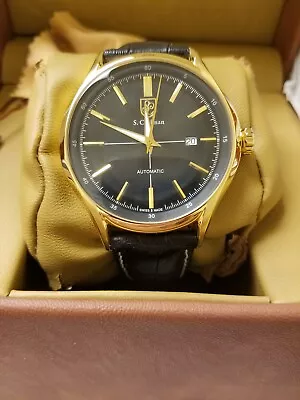 Mens S Coifman SC0081 Swiss Made Automatic Dress Watch SW-200 Movement • $249.99