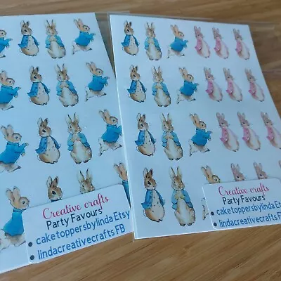 £2.50 • Buy Peter Rabbit Stickers, Christening, Baby Shower, Baby Room Decorations 