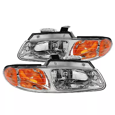 Fits 1996-2000 Dodge Caravan Chrysler Voyager Headlights Replacement Assembly • $67.99