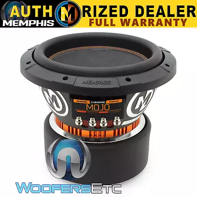 Memphis Mojo 610d2 10  Sub 2200w Dual 2-ohm Car Audio Subwoofer Bass Speaker New • $659.95