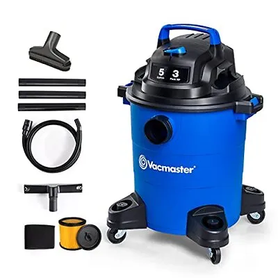 $78.47 • Buy Vacmaster 3 Peak HP 5 Gallon Vauum With Hepa Filter Powerful Suction Wet Dry ...