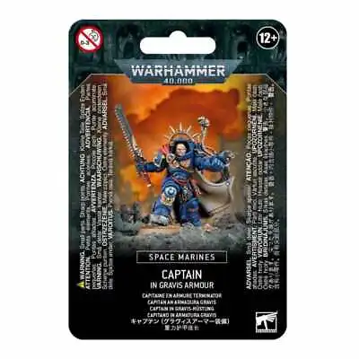 Warhammer 40k - Space Marines - Captain In Gravis Armour • $61.99