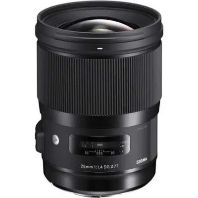 $849 • Buy Open Box Sigma 28mm F/1.4 DG HSM Art Lens For Sony E-Mount