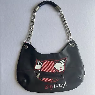 Emily The Strange 2009 Cosmic Debris Zip It Up Handbag  • $89.98