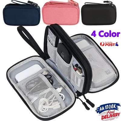 $4.79 • Buy Travel Cable Bag Organizer Charger Storage Electronics USB Case Cord Accessories