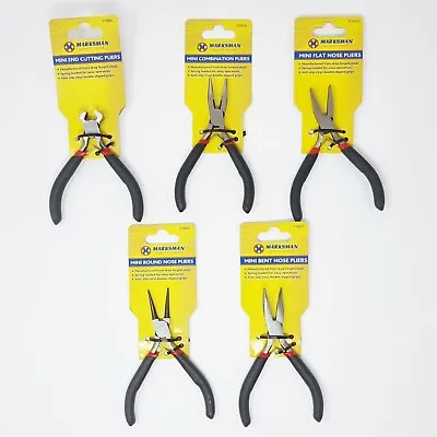 £3.35 • Buy Mini Pliers Round/Bent/Flat/Cutter/Combi Jewellery Craft Small Parts Beads Hobby