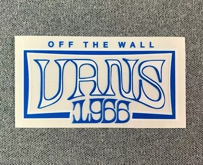 VANS Off The Wall Vans 1966 Blue & White Skateboard Sticker 3.5  • $4.95