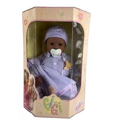 Zapf Creation Gigi Baby Doll Plush Purple Security Blanket African American New • $98.99