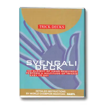 Svengali Deck Bicycle (Red) - TripOnMagic • $8.95