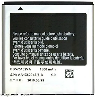 New Replacement Internal Battery For Samsung Galaxy S SGH-T959V 4g EB575152LA • $12.66