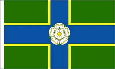 9  X 6   North Riding Of Yorkshire Small Polyester Hand Waving Sleeved Flag  • £2.69