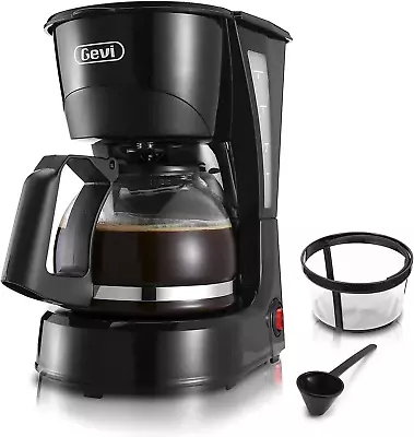 4 Cups Small Coffee Maker Compact Coffee Machine With Reusable Filter Warming  • $33.40