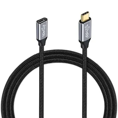 $9.21 • Buy 100W Data Line 10Gbps Type C Cable USB 3.1 Gen 2 Extension Cable Fast Charging