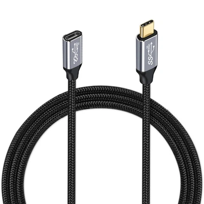 $14.01 • Buy 100W Data Line 10Gbps Type C Cable USB 3.1 Gen 2 Extension Cable Fast Charging