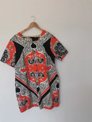 $25 • Buy ASOS Plus Size Multicoloured Knee Length Dress 100% Cotton Size 16