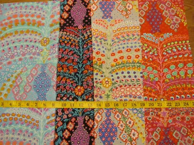 Quilt Fabric - Kaffe Fassett - Persian Vase - 4 Fat Quarters • $13