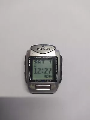 Vintage Casio WQV-1 Wrist Camera Digital Men's Watch Used As A Parts • $40