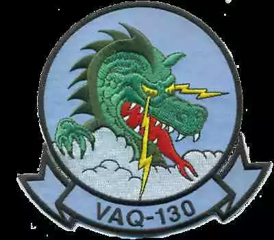 4  Navy Vaq-130 Zappers Dragon Fixed Wing Squadron Military Embroidered Patch • $28.99