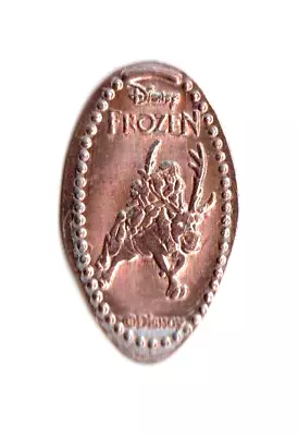 Elongated Penny  DISNEY FROZEN  Disney World EPCOT Lake Buena Vista FL Zinc • $2