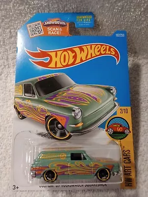 Hot Wheels Custom 69 Volkswagen Squareback Green 2016 192/250 • $2.99