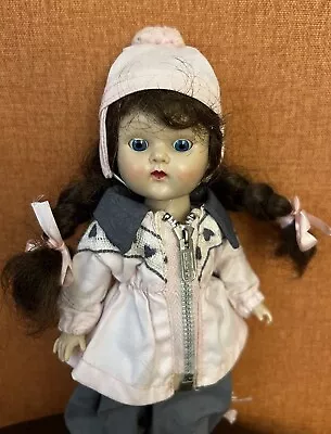 Vintage 1950s Vogue Ginny Doll 8  SLW W/ Painted Lashes TLC Fun Time Skier • $24.99