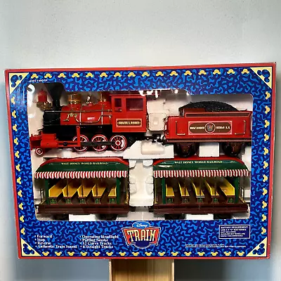 Vintage 1998 Walt Disney World Railroad Train Set #60080 Sound Light Smoke • $50