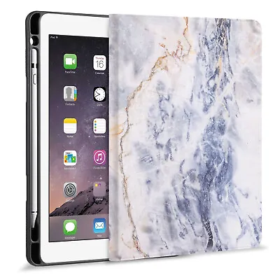 $24.99 • Buy MARBLE Folio Case Cover Pencil Holder For Apple IPad Air Pro 10.2 10.5 11 12.9