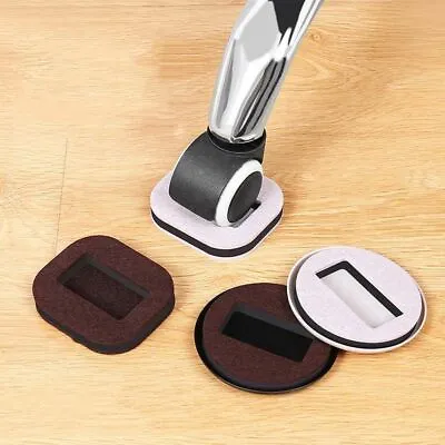£6.78 • Buy 5pcs New Felt Pads Bottom Furniture Caster Cups Protectors Bed Wheels Stopper