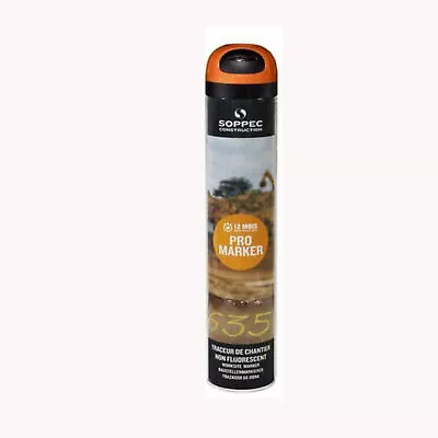 4x Soppec Orange Temporary Promarker Line Marking Construction Spray Paint 750ml • £23.48