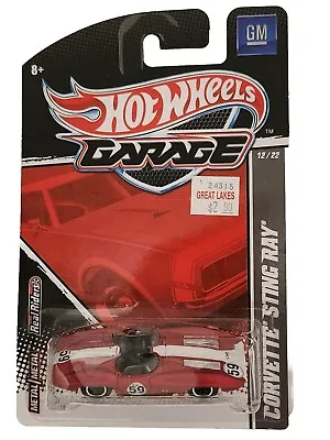Corvette® Stingray® 🔥 Hot Wheels GM Garage™ Real Riders  Metal/Metal 12/22 • $15.99