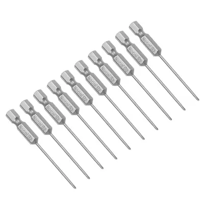 10pcs 1.6mm PH00 Magnetic Phillips Screwdriver Bits 1/4 Inch Hex Shank 2.56  S2 • $16.96