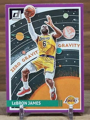 2023-24 Donruss #9 Lebron James Zero Gravity Purple Lakers • $5