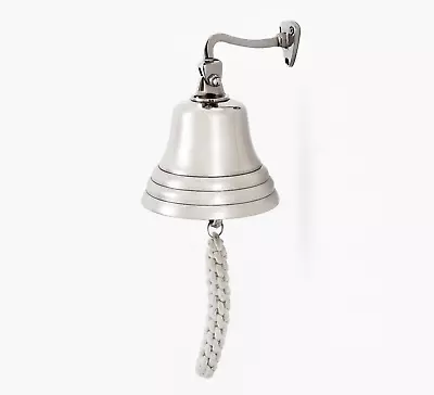 Vintage Chrome Wall-Mounted Nautical Ship's Bell Last Order School Bell- 4  • £11.99