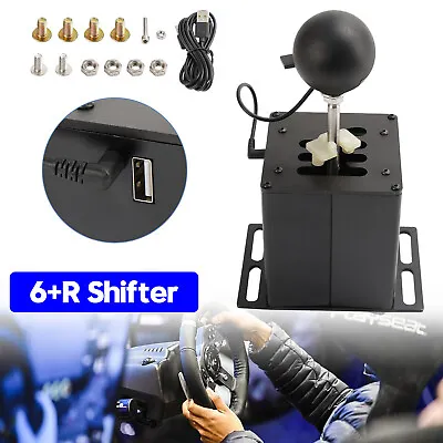 6+R USB Simulator Gear Shifter For Logitech G29 G27 G25 G920 Steering Wheel PC • $106.88