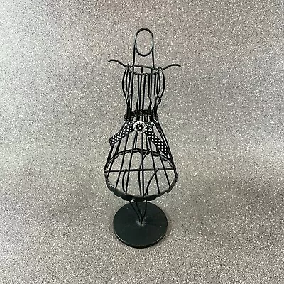 £10.95 • Buy Metal Wire Dress Mannequin Jewellery Display Stand Organiser, 32 Cm Tall, Black