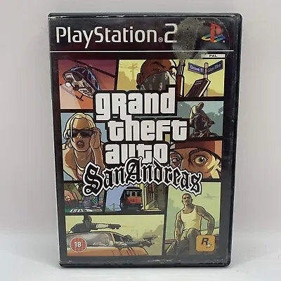 Grand Theft Auto: San Andreas (GTA) PS2 2004 Action Adventure Rockstar Games • $18.95