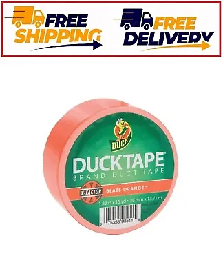 Duck Tape Solid Color Duck Tape 1.88  X 15 Yds. Neon Blaze Orange • $8.97