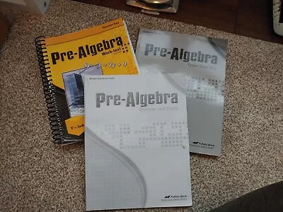 Abeka Pre Algebra Solution Key Teacher's Guide Test/quiz Key • $20