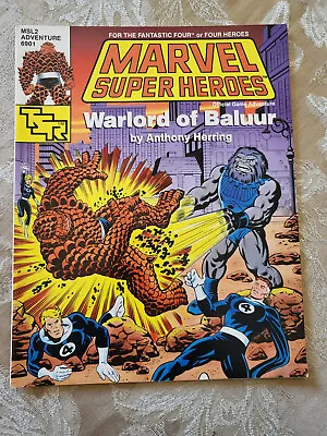 Warlord Of Baluur MSL2 Marvel Super Heroes RPG Adventure TSR 6901 Fantastic 4 • $26.55