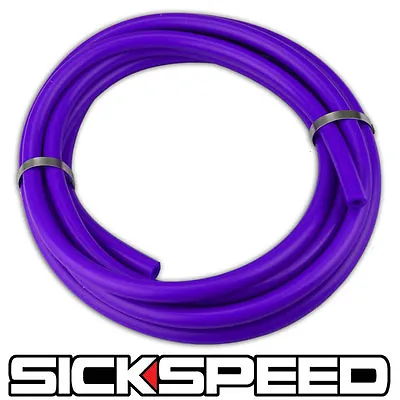 $14.88 • Buy 3 Meters Purple Silicone Hose For High Temp Vacuum Engine Bay Dress Up 4mm P2