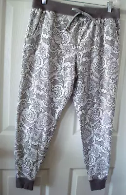 Vera Bradley Jogger Pajama Pants Java Lace Size Medium NEW • $34.99