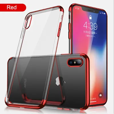 $5.95 • Buy IPhone X XS MAX XR 7 8 Case Silicon Protector Ultra Thin Cover Case Slim Skin