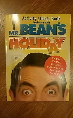 Mr Bean's Holiday Movie Activity Sticker Book Rowan Atkinson • £3